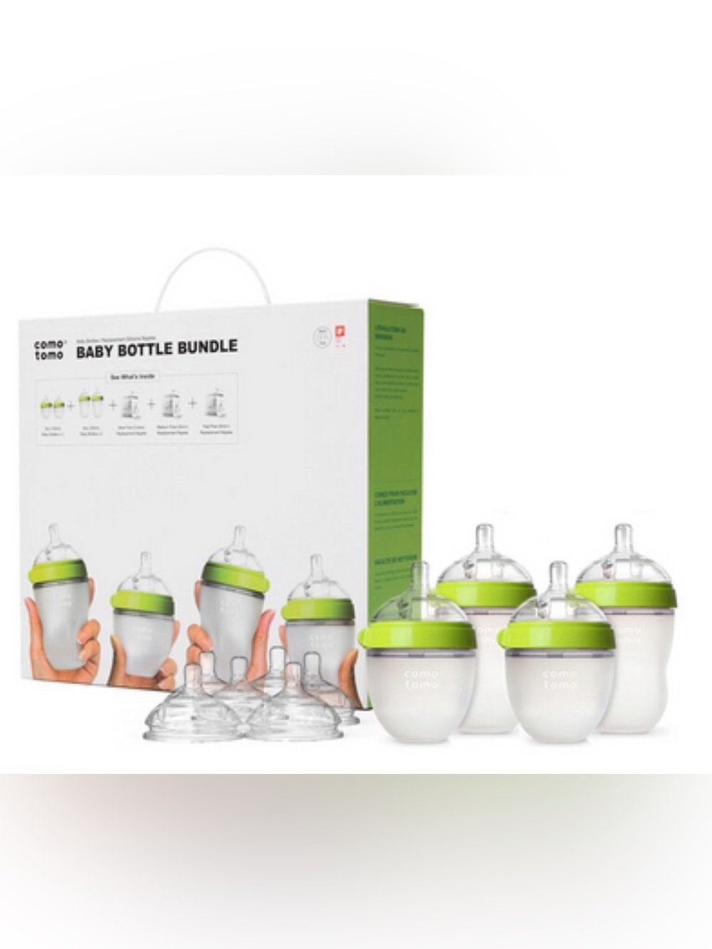 BNIB – Comotomo Baby Bottle Bundle